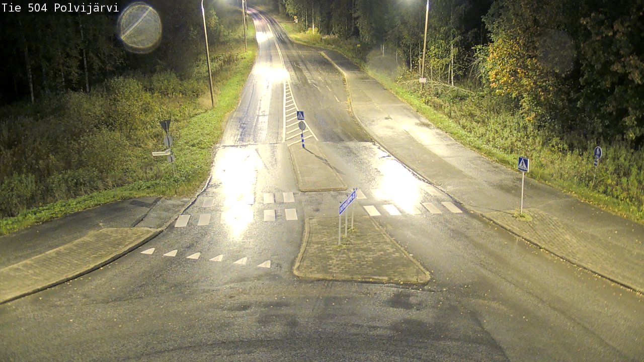 Weather Camera Image Road 504 Polvijärvi, Polvijärvi, Pohjois-Karjala