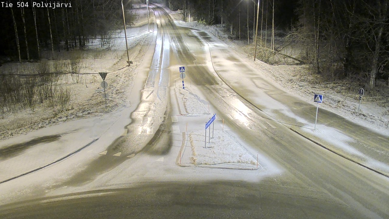 Kelikamerat Kuva Tie 504 Polvijärvi, Polvijärvi, Pohjois-Karjala