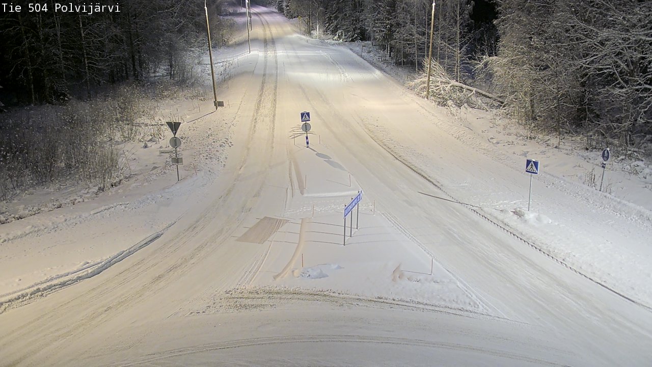 Kelikamerat Kuva Tie 504 Polvijärvi, Polvijärvi, Pohjois-Karjala