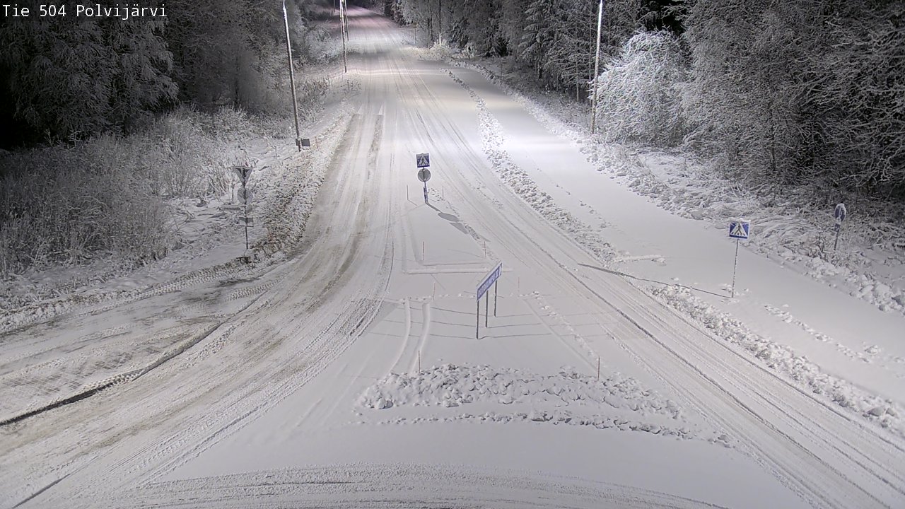 Kelikamerat Kuva Tie 504 Polvijärvi, Polvijärvi, Pohjois-Karjala