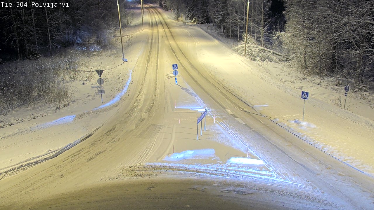 Kelikamerat Kuva Tie 504 Polvijärvi, Polvijärvi, Pohjois-Karjala