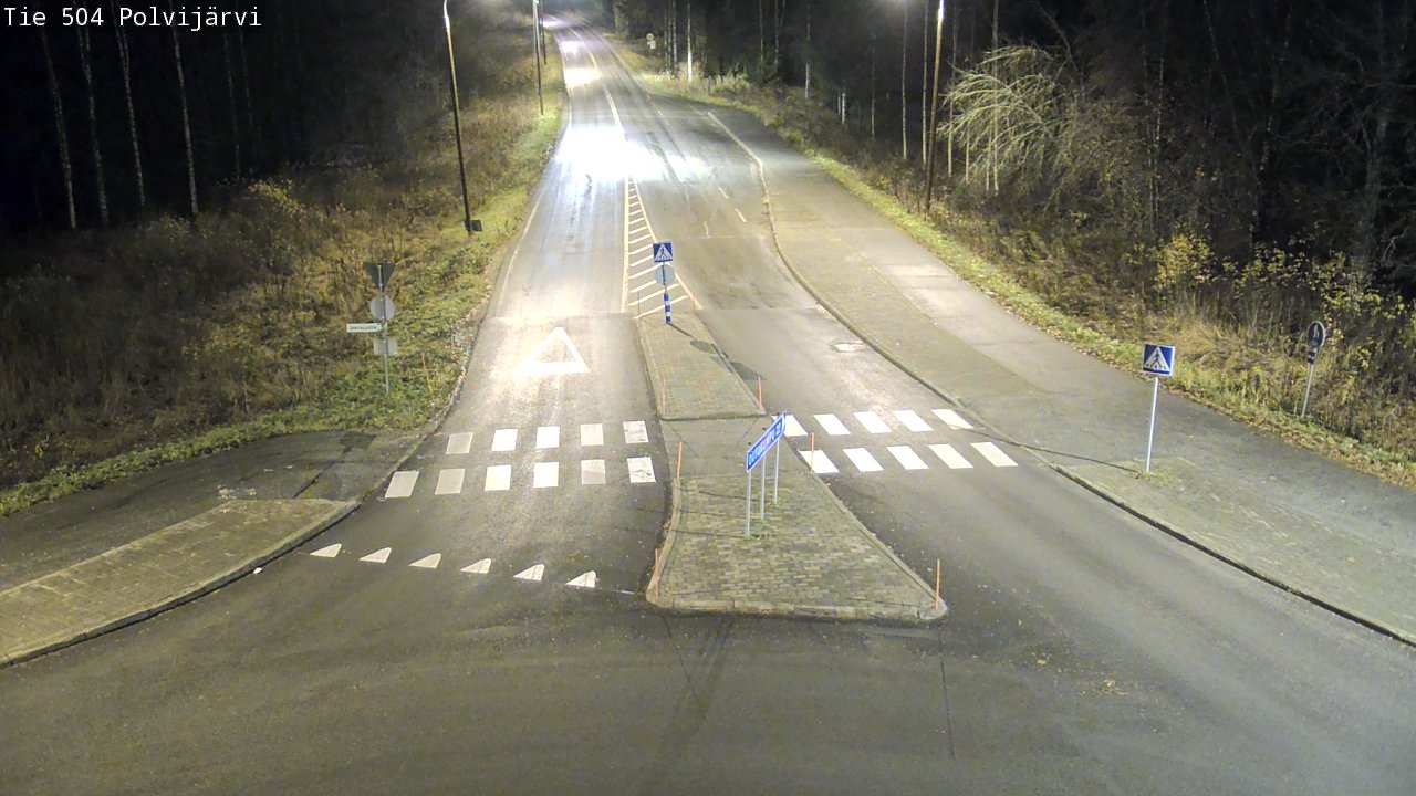 Kelikamerat Kuva Tie 504 Polvijärvi, Polvijärvi, Pohjois-Karjala
