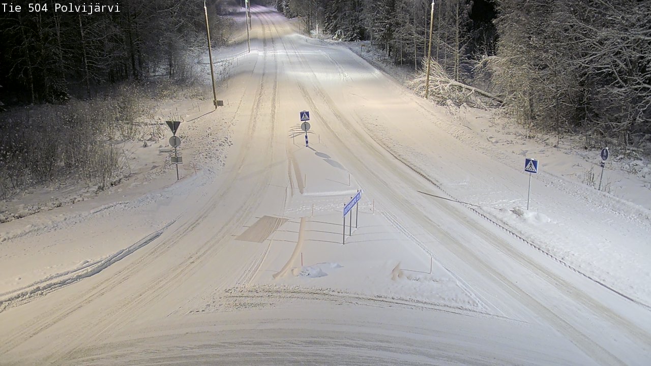 Kelikamerat Kuva Tie 504 Polvijärvi, Polvijärvi, Pohjois-Karjala