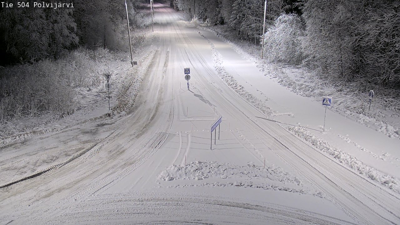Kelikamerat Kuva Tie 504 Polvijärvi, Polvijärvi, Pohjois-Karjala