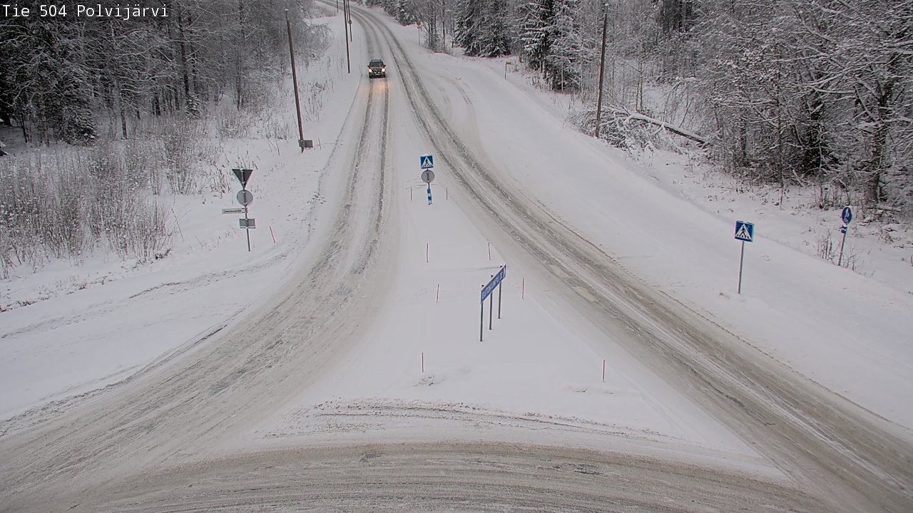 Kelikamerat Kuva Tie 504 Polvijärvi, Polvijärvi, Pohjois-Karjala