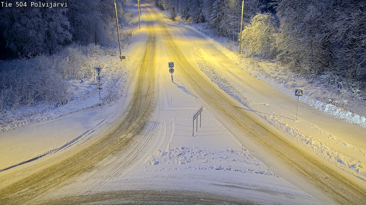 Kelikamerat Kuva Tie 504 Polvijärvi, Polvijärvi, Pohjois-Karjala