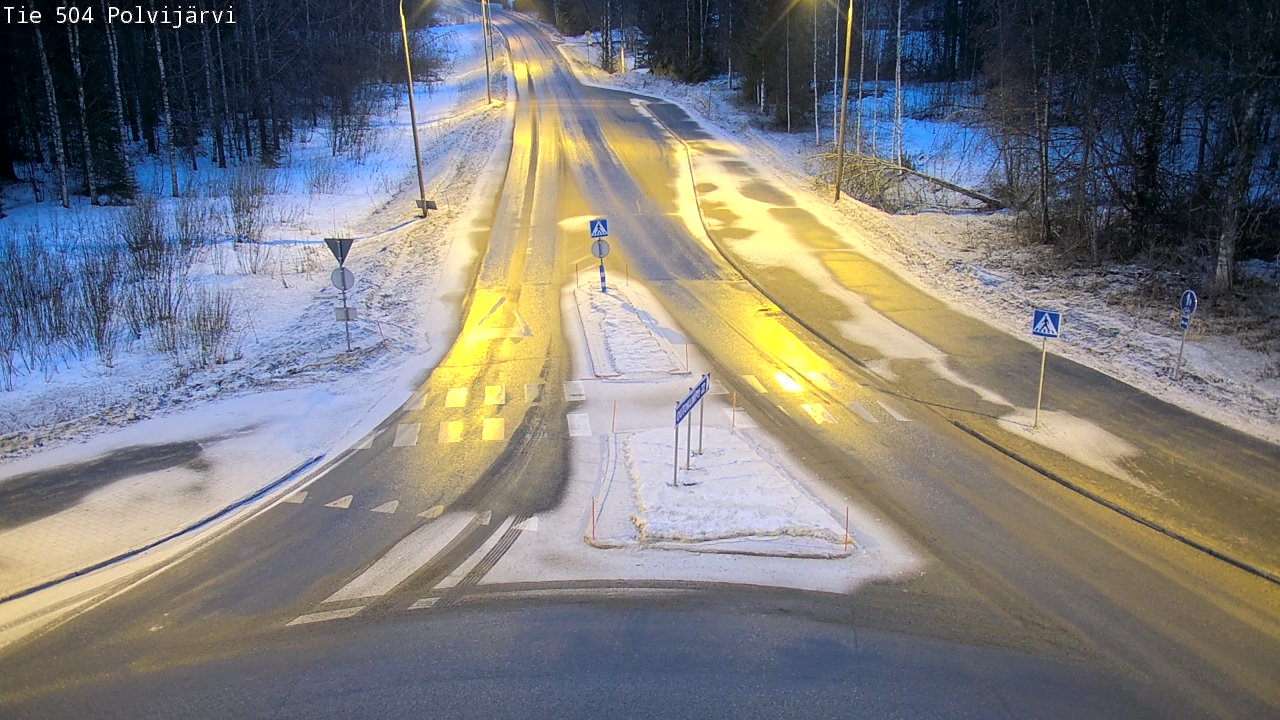 Kelikamerat Kuva Tie 504 Polvijärvi, Polvijärvi, Pohjois-Karjala