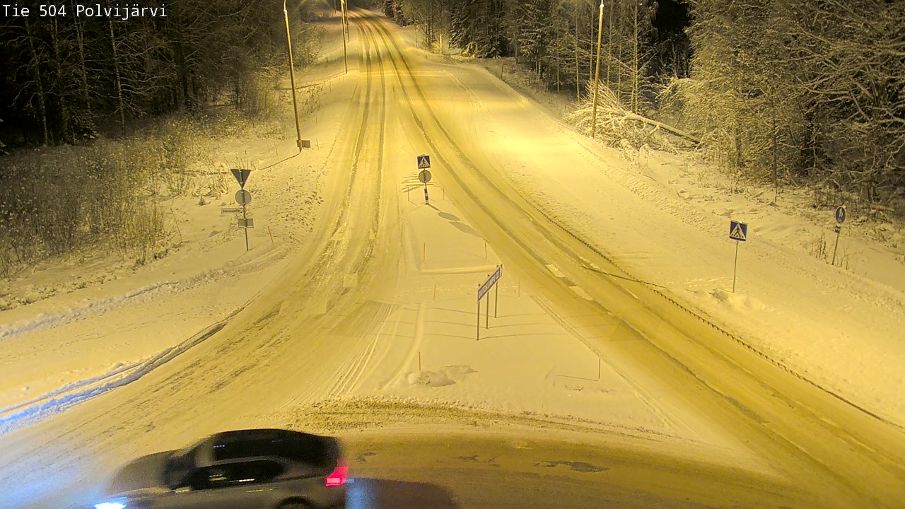 Kelikamerat Kuva Tie 504 Polvijärvi, Polvijärvi, Pohjois-Karjala