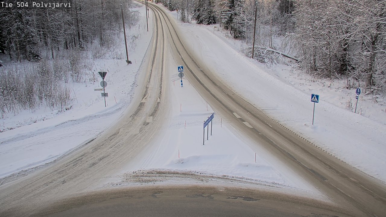 Kelikamerat Kuva Tie 504 Polvijärvi, Polvijärvi, Pohjois-Karjala