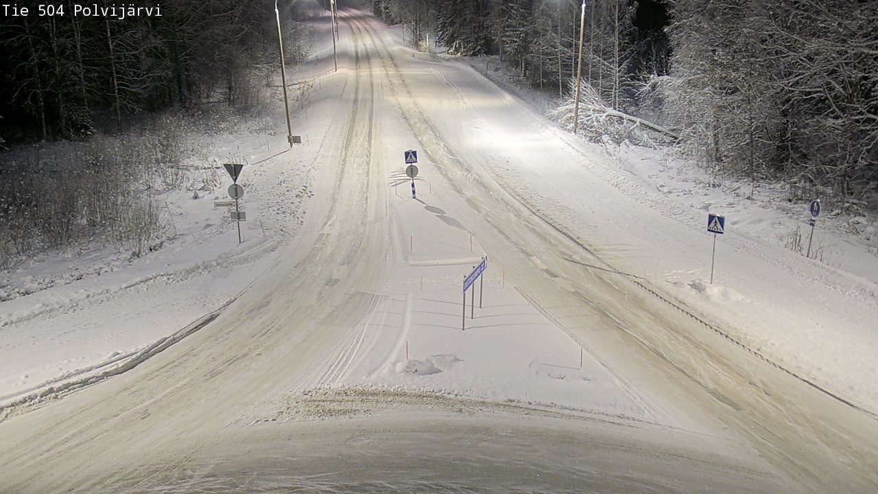 Kelikamerat Kuva Tie 504 Polvijärvi, Polvijärvi, Pohjois-Karjala