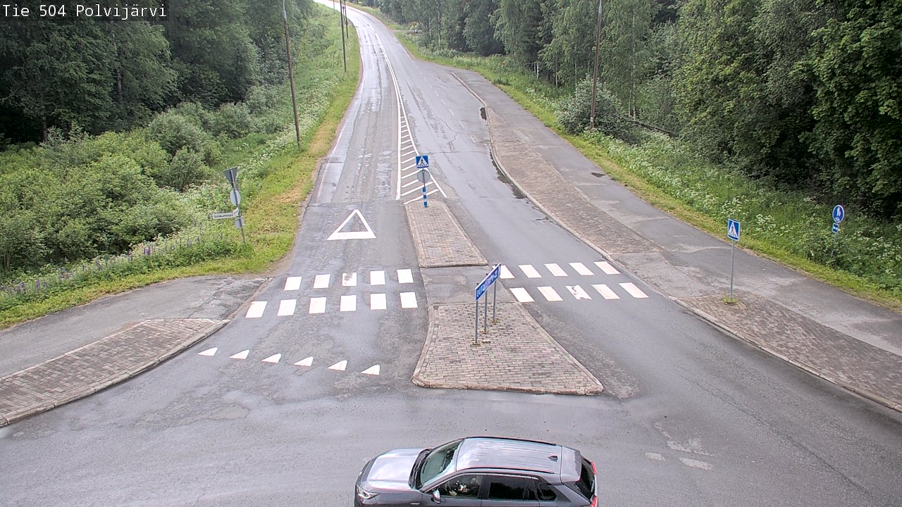 Weather Camera Image Road 504 Polvijärvi, Polvijärvi, Pohjois-Karjala