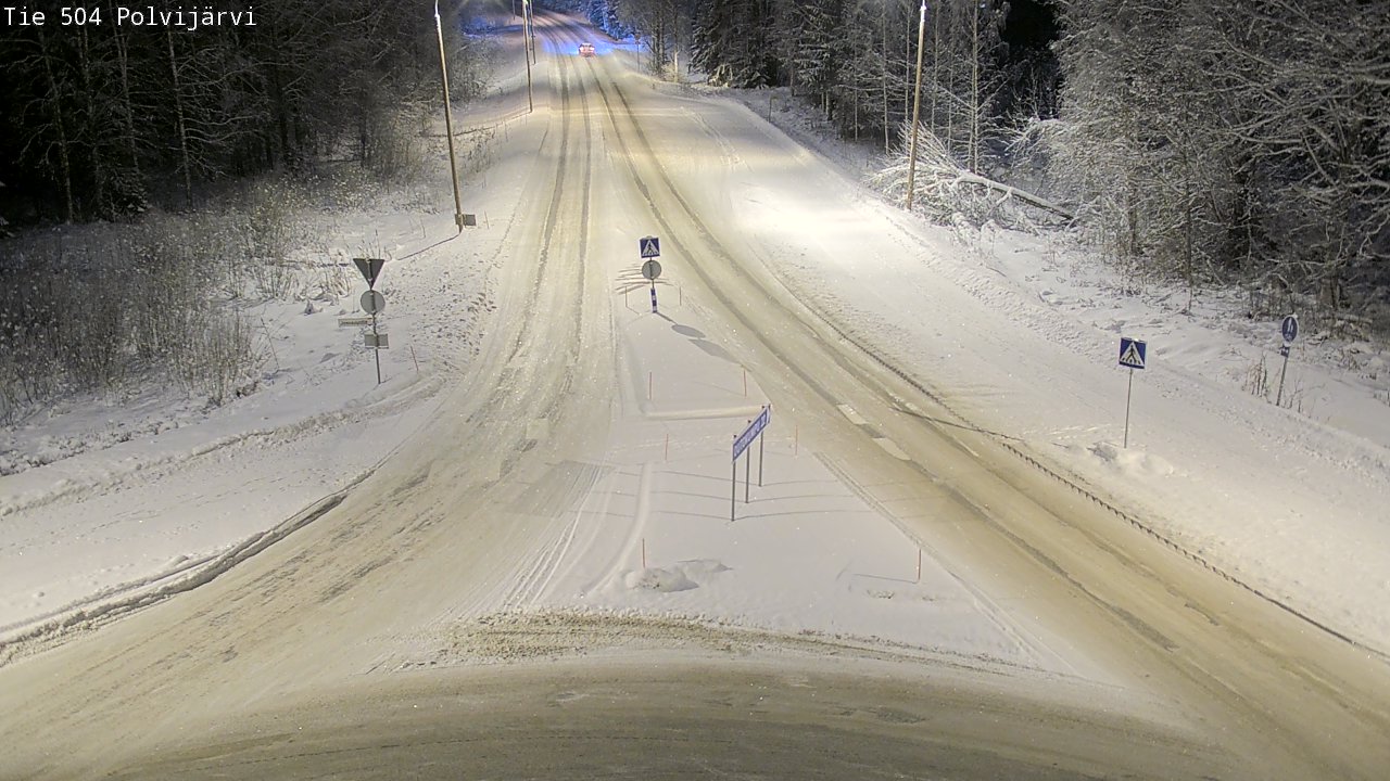 Kelikamerat Kuva Tie 504 Polvijärvi, Polvijärvi, Pohjois-Karjala
