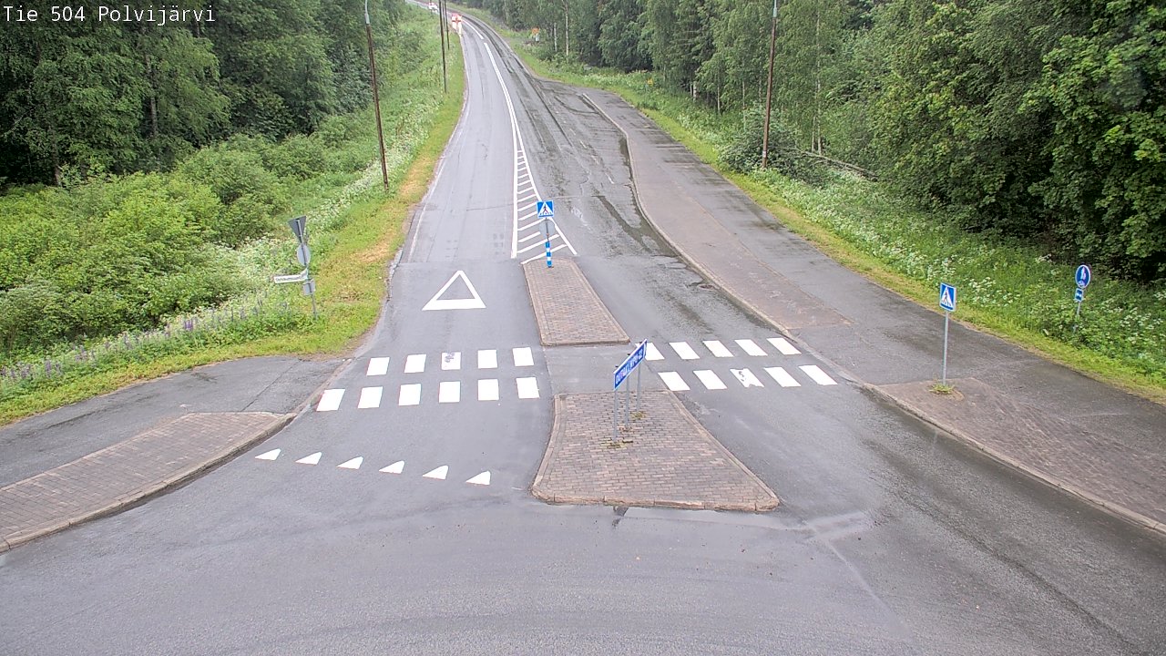Kelikamerat Kuva Tie 504 Polvijärvi, Polvijärvi, Pohjois-Karjala