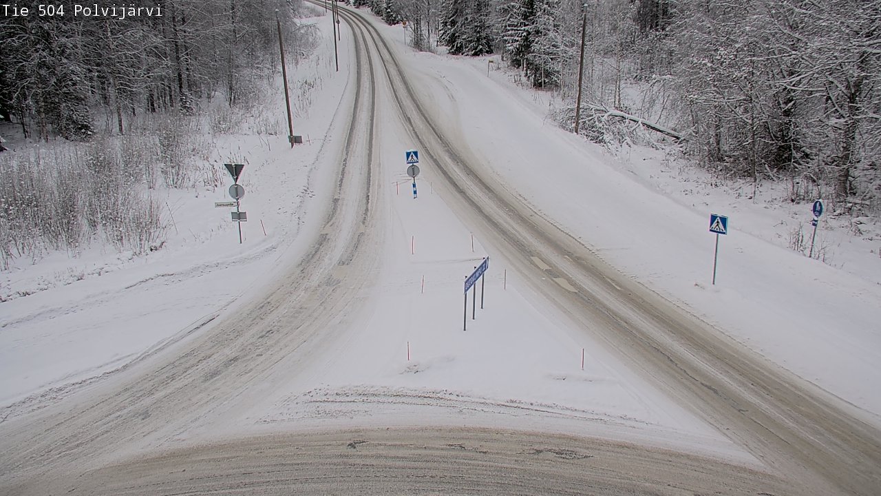 Weather Camera Image Road 504 Polvijärvi, Polvijärvi, Pohjois-Karjala