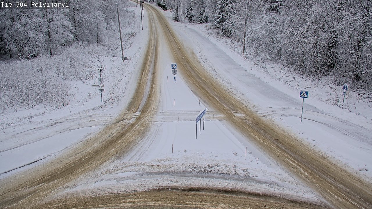 Kelikamerat Kuva Tie 504 Polvijärvi, Polvijärvi, Pohjois-Karjala