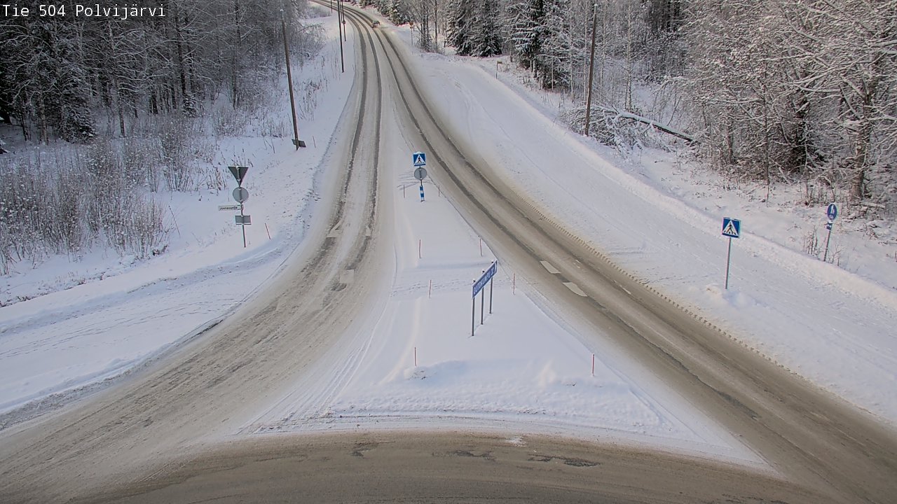 Kelikamerat Kuva Tie 504 Polvijärvi, Polvijärvi, Pohjois-Karjala