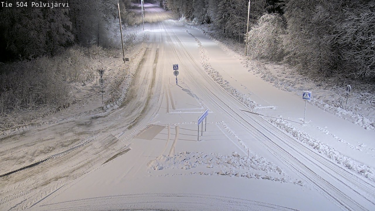 Kelikamerat Kuva Tie 504 Polvijärvi, Polvijärvi, Pohjois-Karjala