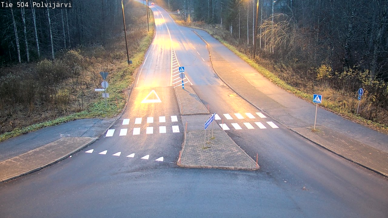 Kelikamerat Kuva Tie 504 Polvijärvi, Polvijärvi, Pohjois-Karjala