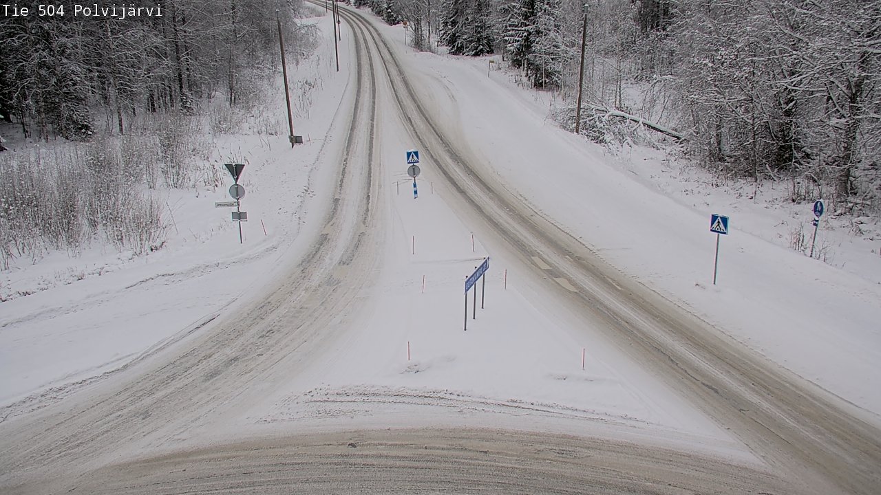 Weather Camera Image Road 504 Polvijärvi, Polvijärvi, Pohjois-Karjala