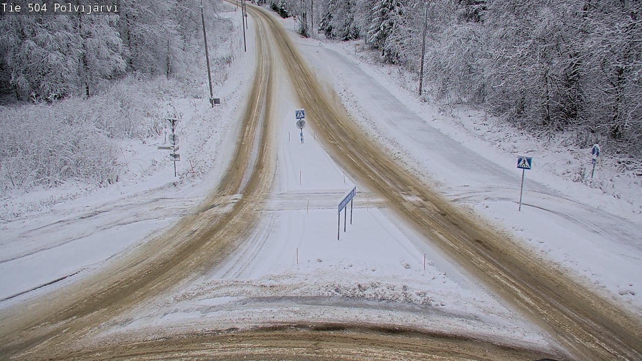 Kelikamerat Kuva Tie 504 Polvijärvi, Polvijärvi, Pohjois-Karjala