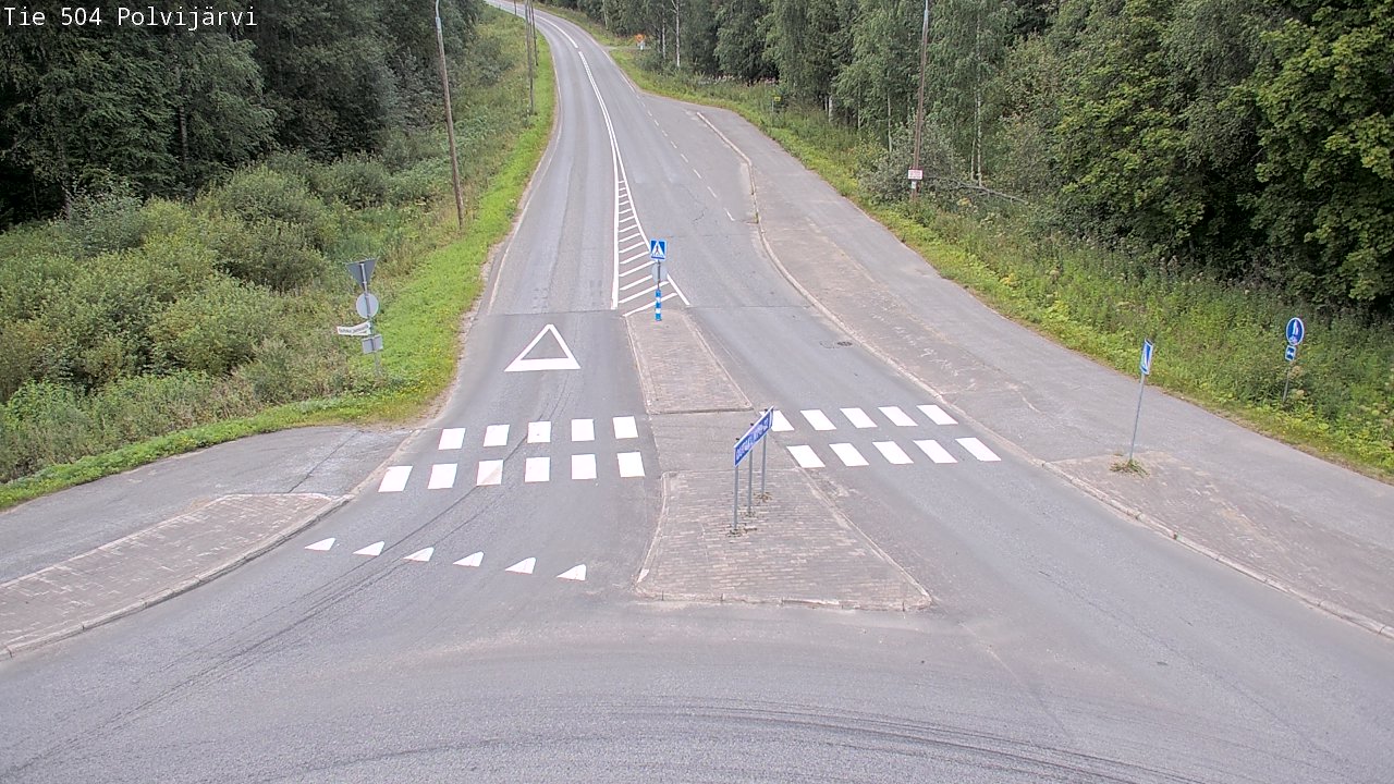 Weather Camera Image Road 504 Polvijärvi, Polvijärvi, Pohjois-Karjala