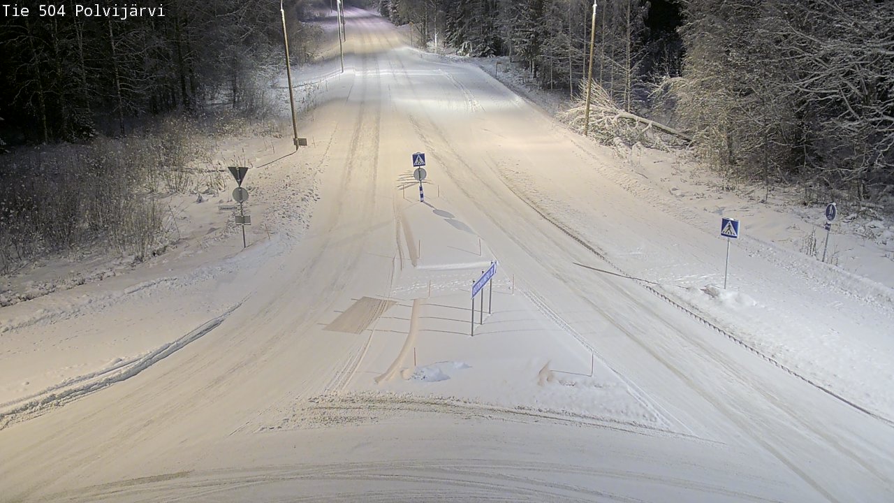 Kelikamerat Kuva Tie 504 Polvijärvi, Polvijärvi, Pohjois-Karjala