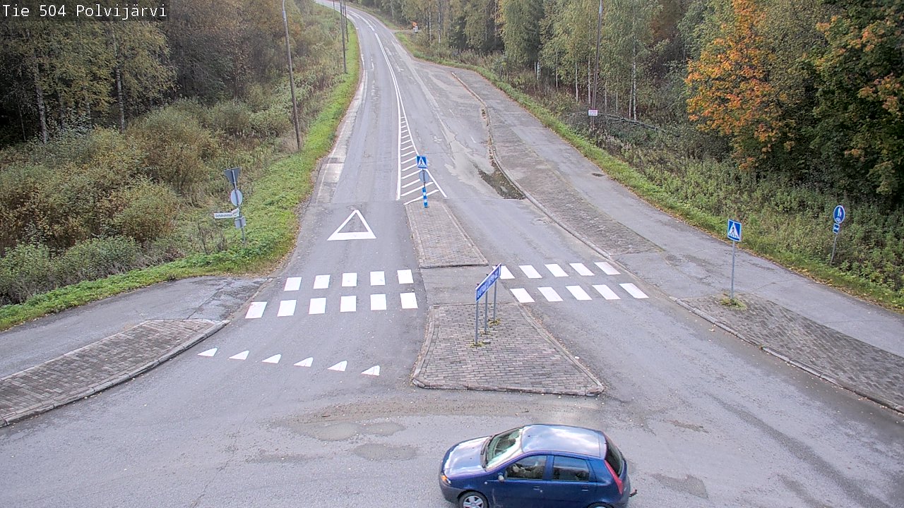 Weather Camera Image Road 504 Polvijärvi, Polvijärvi, Pohjois-Karjala