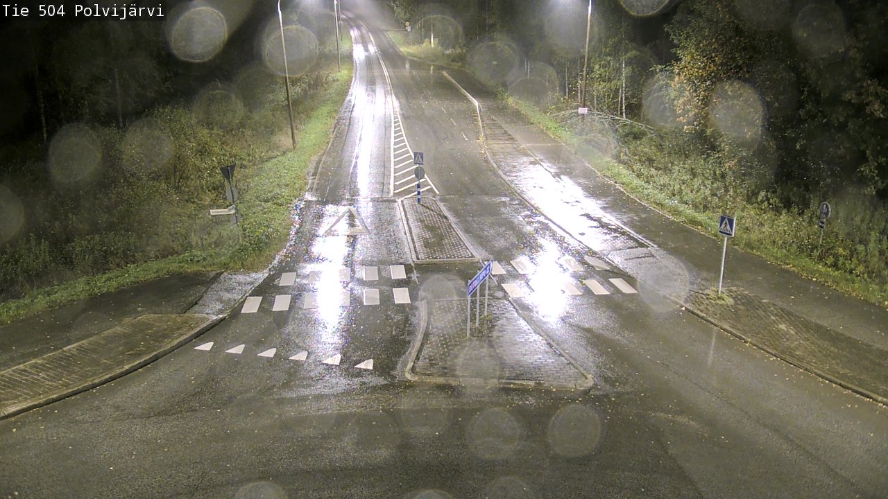 Weather Camera Image Road 504 Polvijärvi, Polvijärvi, Pohjois-Karjala