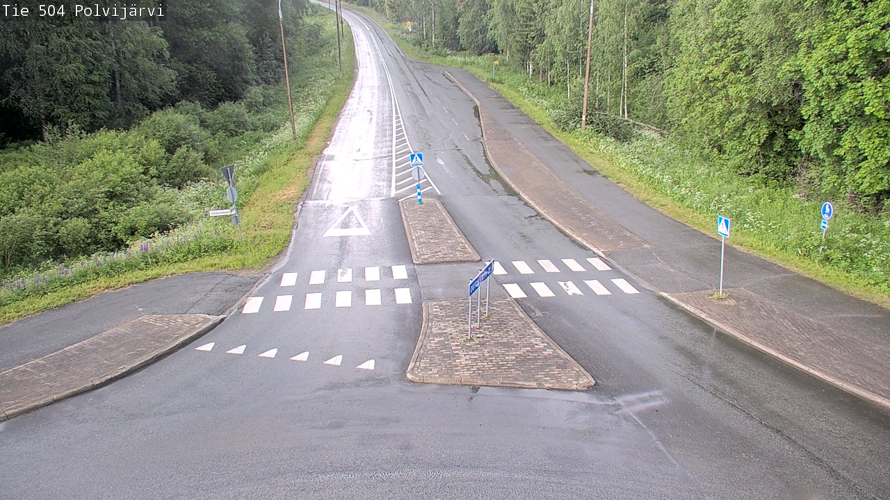 Weather Camera Image Road 504 Polvijärvi, Polvijärvi, Pohjois-Karjala