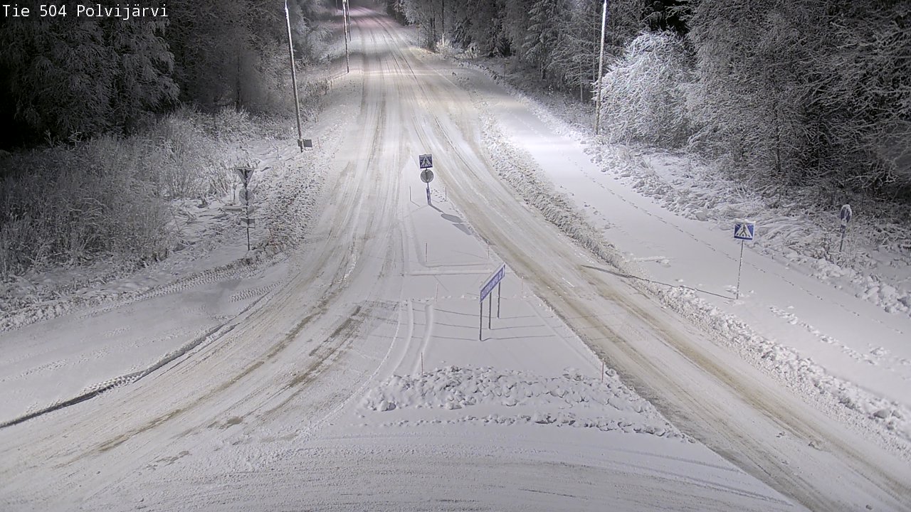 Kelikamerat Kuva Tie 504 Polvijärvi, Polvijärvi, Pohjois-Karjala