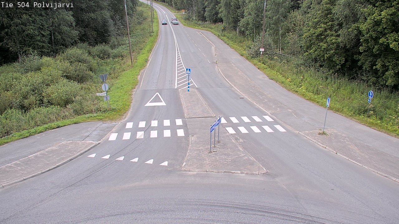Weather Camera Image Road 504 Polvijärvi, Polvijärvi, Pohjois-Karjala