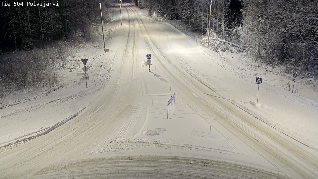 Kelikamerat Kuva Tie 504 Polvijärvi, Polvijärvi, Pohjois-Karjala