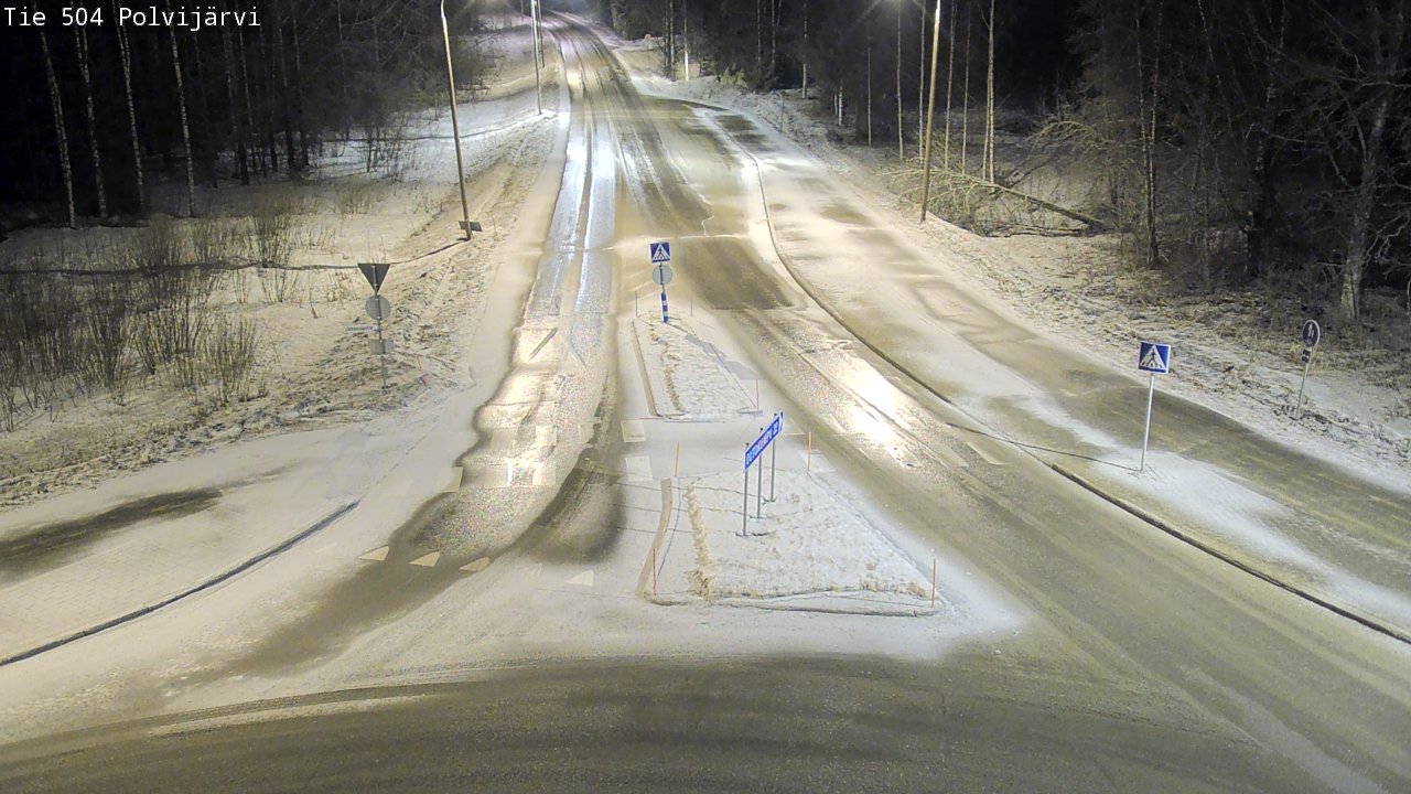 Kelikamerat Kuva Tie 504 Polvijärvi, Polvijärvi, Pohjois-Karjala