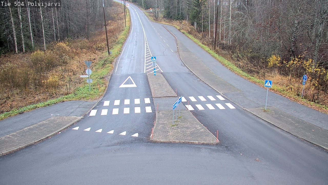 Kelikamerat Kuva Tie 504 Polvijärvi, Polvijärvi, Pohjois-Karjala