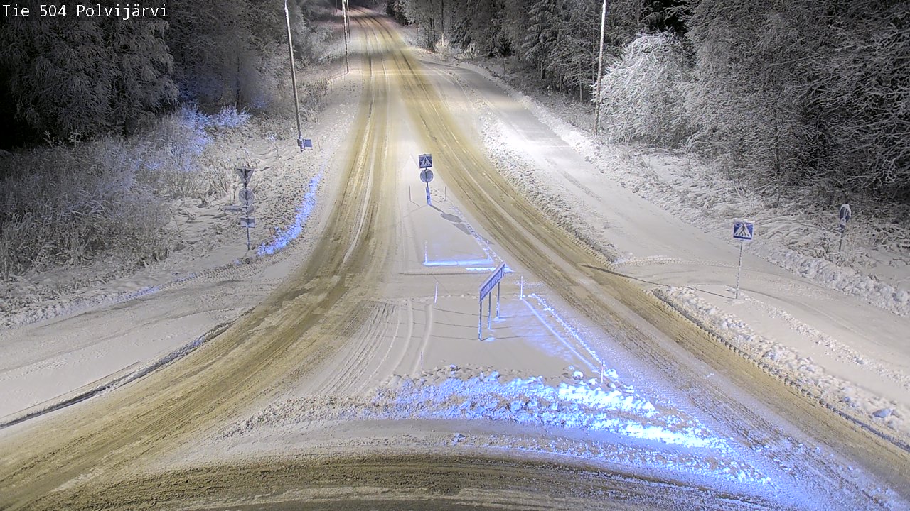 Kelikamerat Kuva Tie 504 Polvijärvi, Polvijärvi, Pohjois-Karjala