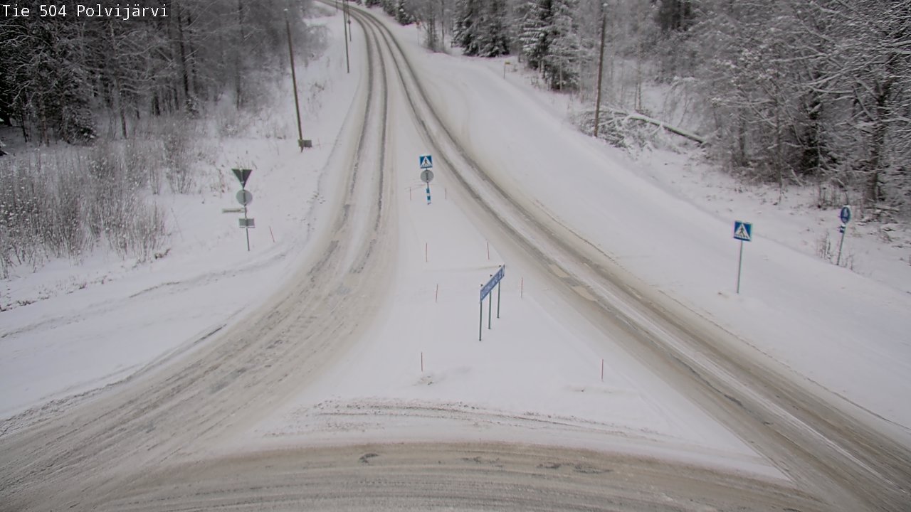 Kelikamerat Kuva Tie 504 Polvijärvi, Polvijärvi, Pohjois-Karjala