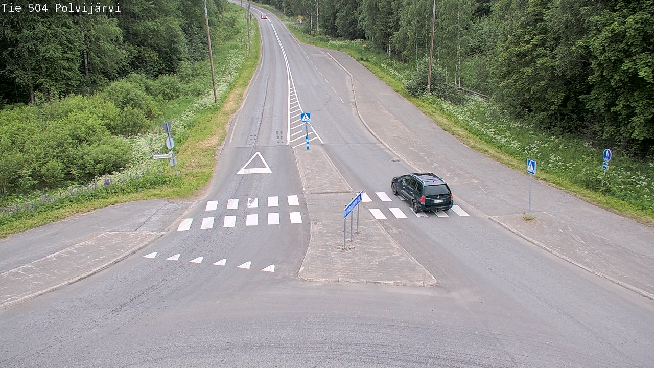 Kelikamerat Kuva Tie 504 Polvijärvi, Polvijärvi, Pohjois-Karjala