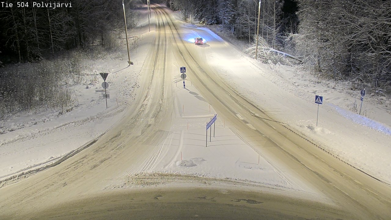 Kelikamerat Kuva Tie 504 Polvijärvi, Polvijärvi, Pohjois-Karjala
