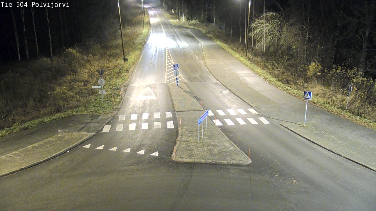 Kelikamerat Kuva Tie 504 Polvijärvi, Polvijärvi, Pohjois-Karjala