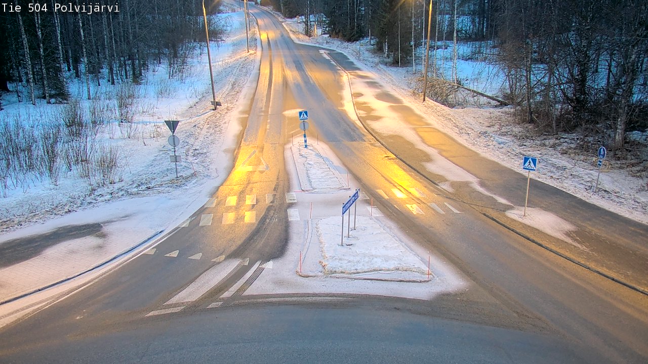 Kelikamerat Kuva Tie 504 Polvijärvi, Polvijärvi, Pohjois-Karjala