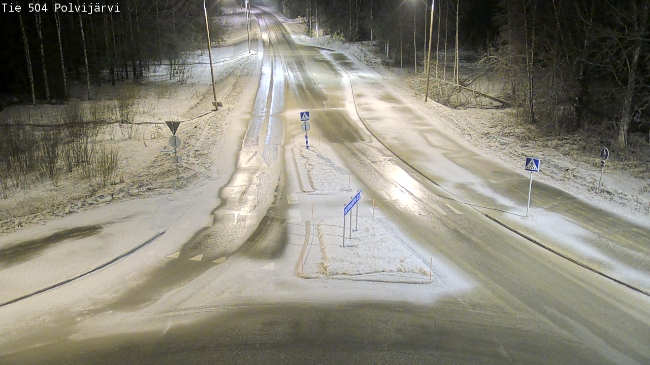 Kelikamerat Kuva Tie 504 Polvijärvi, Polvijärvi, Pohjois-Karjala
