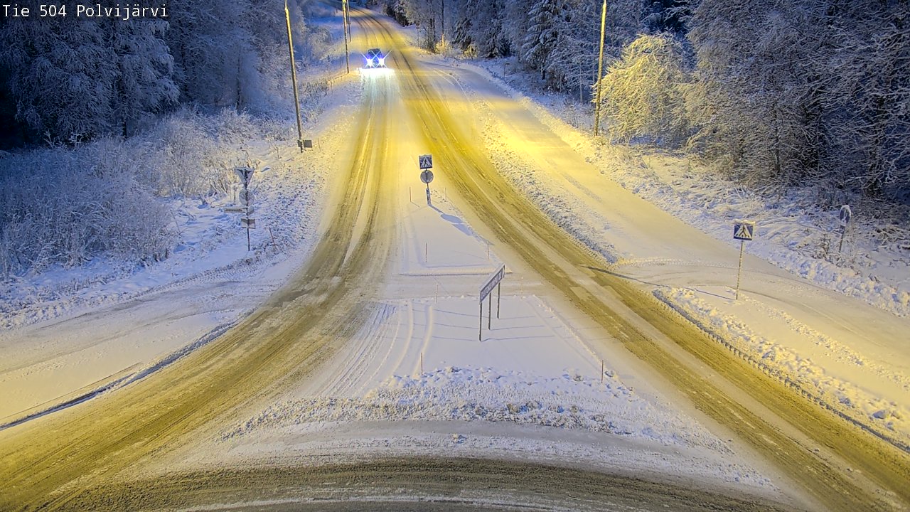 Kelikamerat Kuva Tie 504 Polvijärvi, Polvijärvi, Pohjois-Karjala