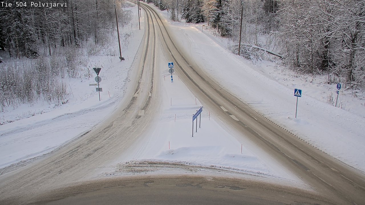 Kelikamerat Kuva Tie 504 Polvijärvi, Polvijärvi, Pohjois-Karjala