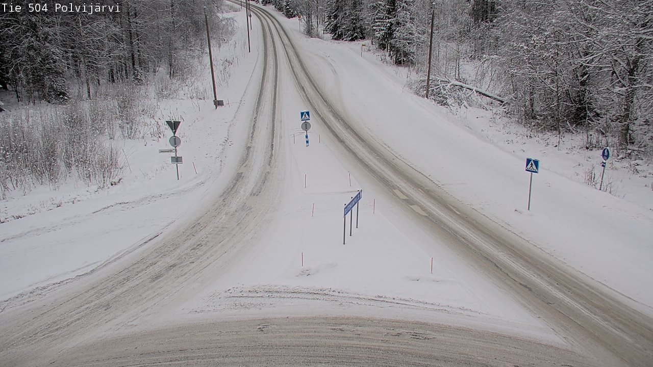 Weather Camera Image Road 504 Polvijärvi, Polvijärvi, Pohjois-Karjala