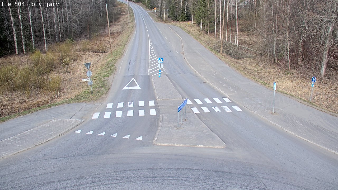 Weather Camera Image Road 504 Polvijärvi, Polvijärvi, Pohjois-Karjala