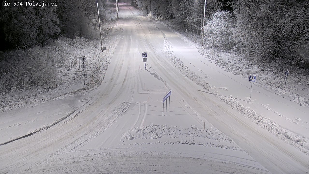 Kelikamerat Kuva Tie 504 Polvijärvi, Polvijärvi, Pohjois-Karjala