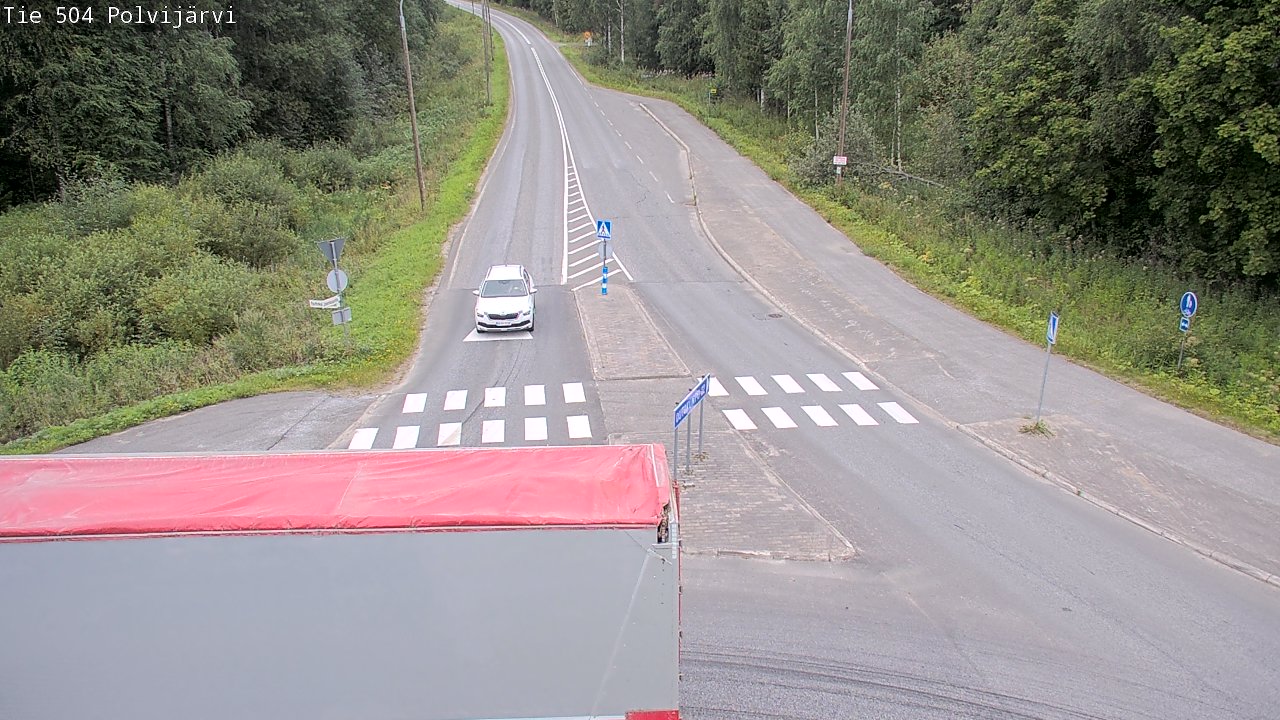 Weather Camera Image Road 504 Polvijärvi, Polvijärvi, Pohjois-Karjala