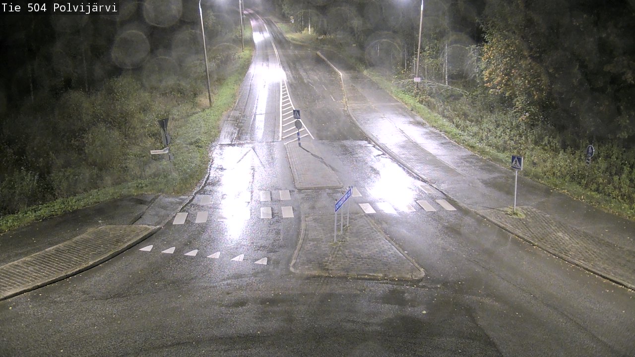 Weather Camera Image Road 504 Polvijärvi, Polvijärvi, Pohjois-Karjala