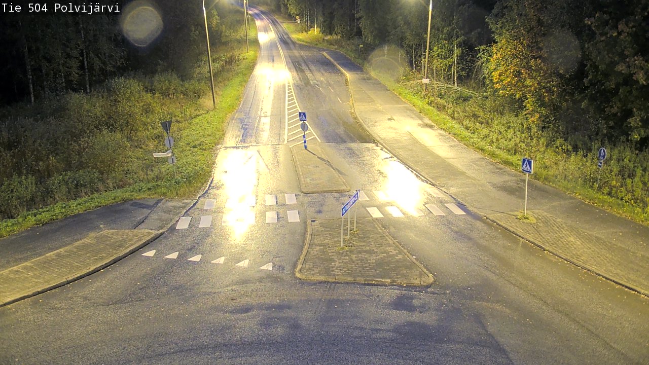 Weather Camera Image Road 504 Polvijärvi, Polvijärvi, Pohjois-Karjala