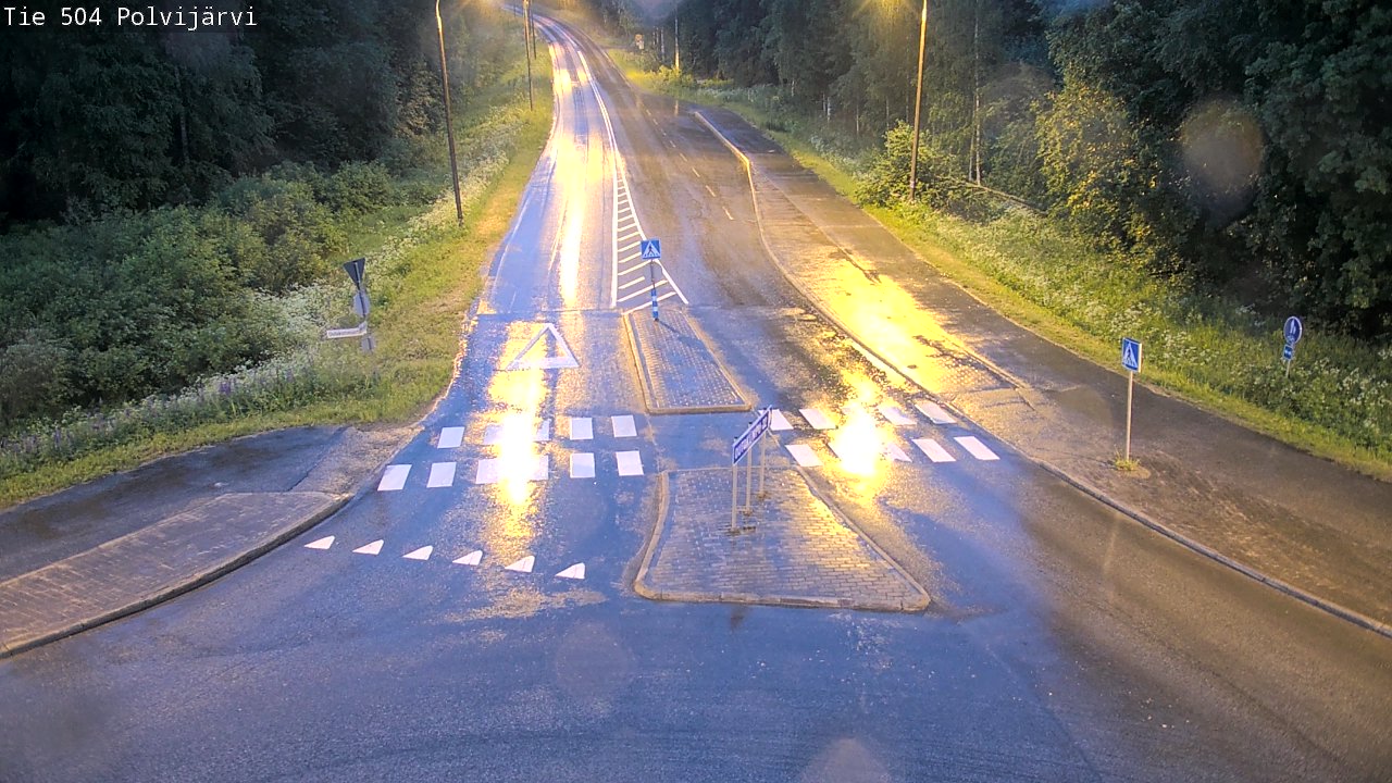 Kelikamerat Kuva Tie 504 Polvijärvi, Polvijärvi, Pohjois-Karjala